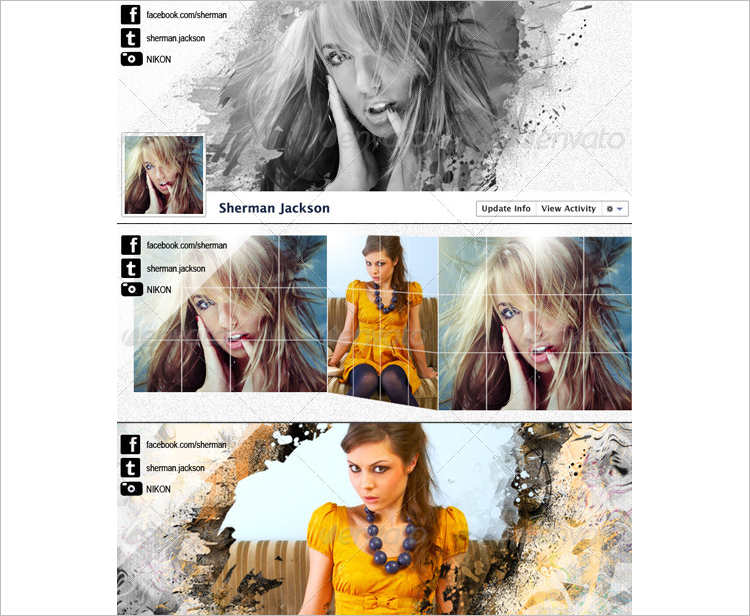 ProPhoto Artistic Facebook Templates