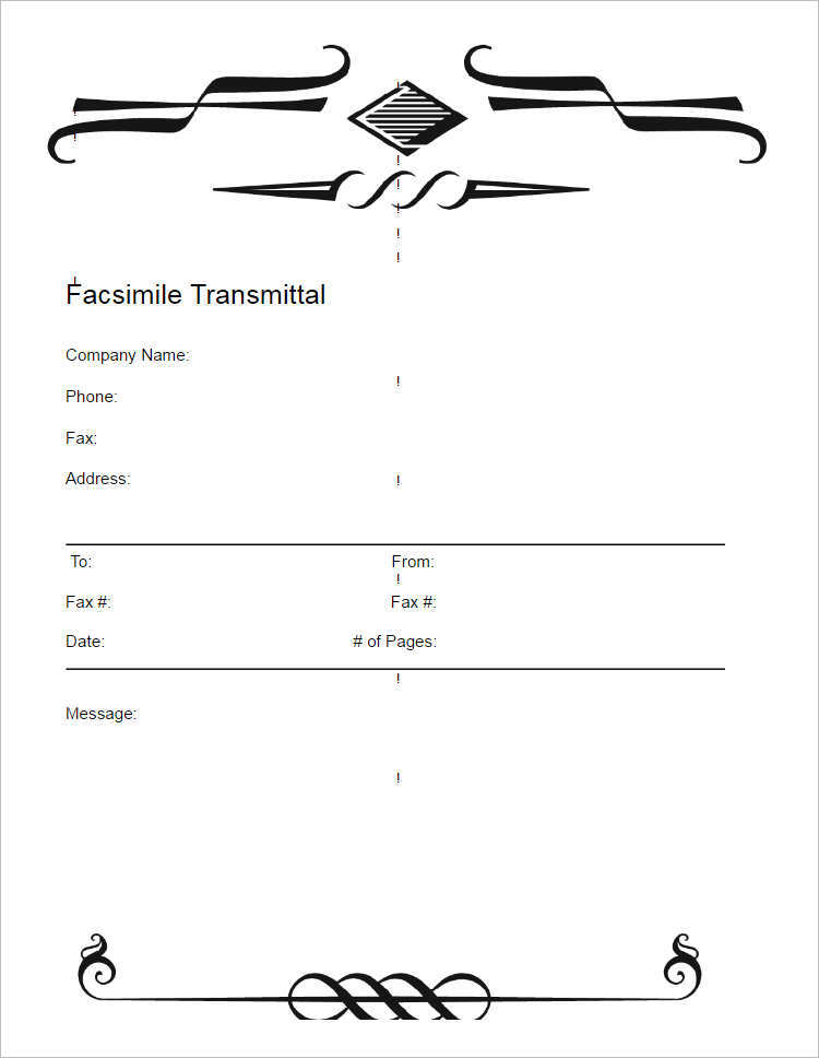 19 fax cover sheet free word pdf doc example templates