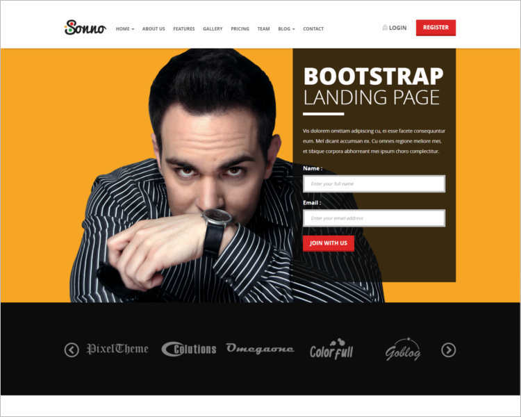 sonno-marketing-landing-page-templates