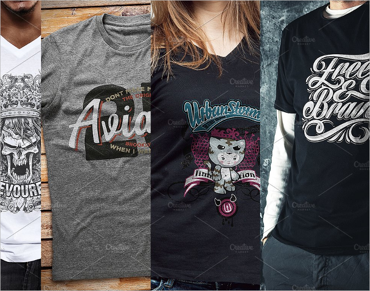 T-Shirt Mockup Pack Design