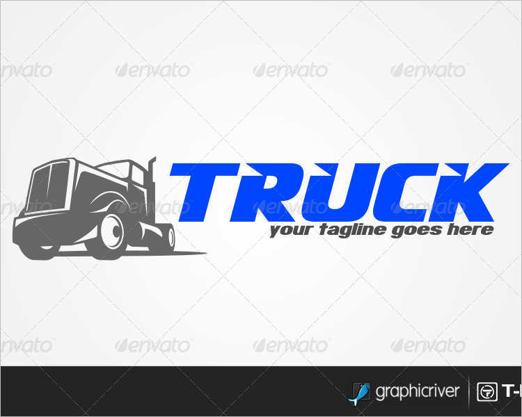 truck-tagline-logo-design