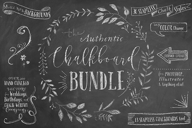 Vector Chalkboard Background