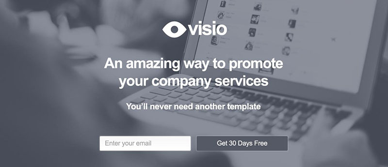 visio-startup-landing-page-templates