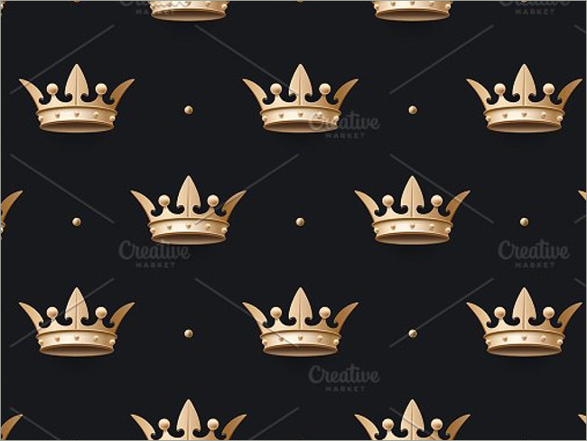 gold crown pattern 10