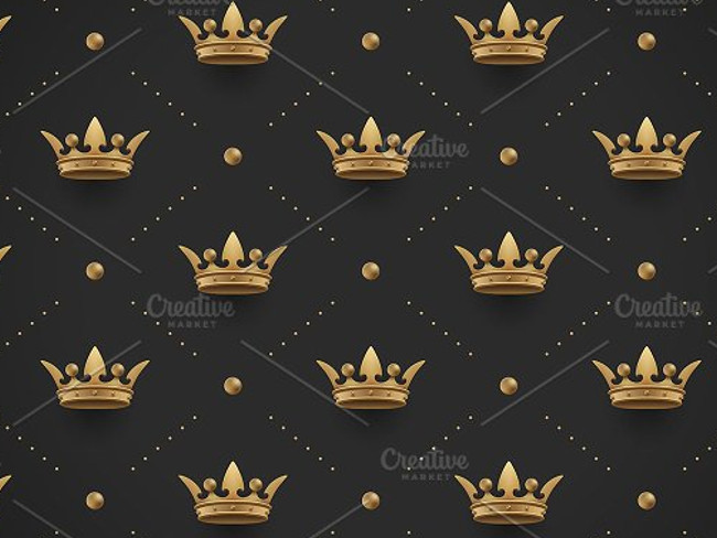 gold crown pattern 14