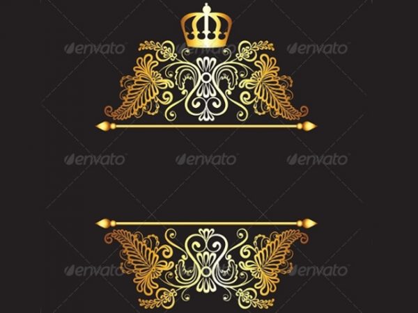 16+ Printable Gold Crown Patterns Free Designs | Creative Template