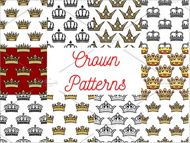 gold crown pattern 8