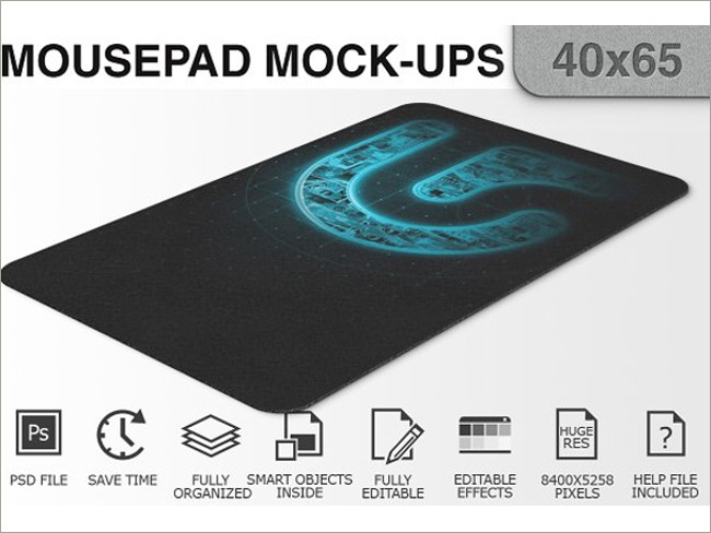 mouse pad mockeup psd 7