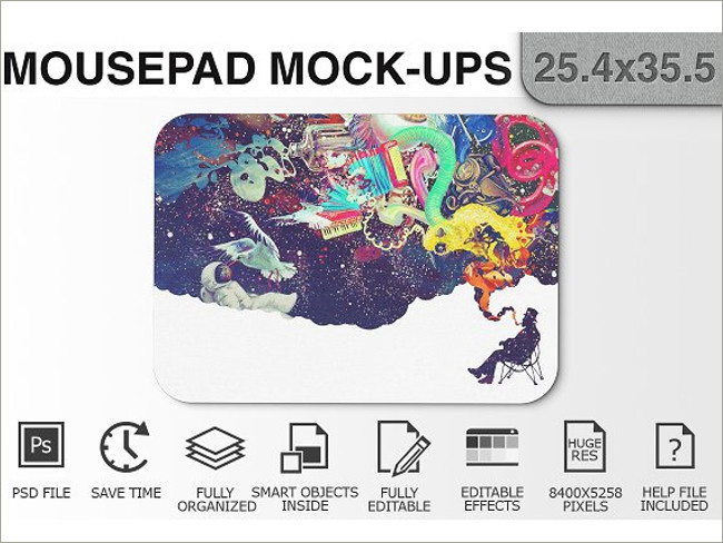 mouse pad mockeup psd 9