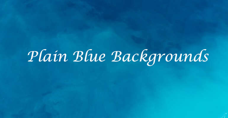plain blue background