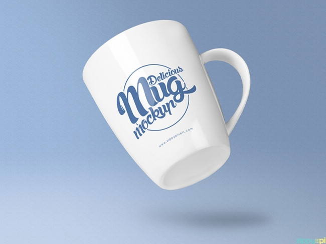 5 Free Awesome Coffee Mug Mockup PSD