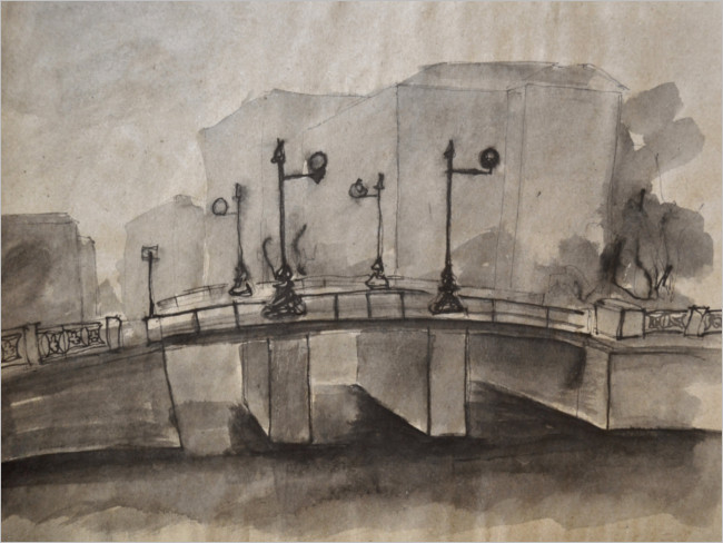 Bridge In St Petersburg Design