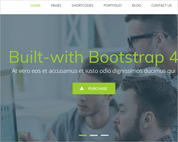 Built Bootstrap HTML Template