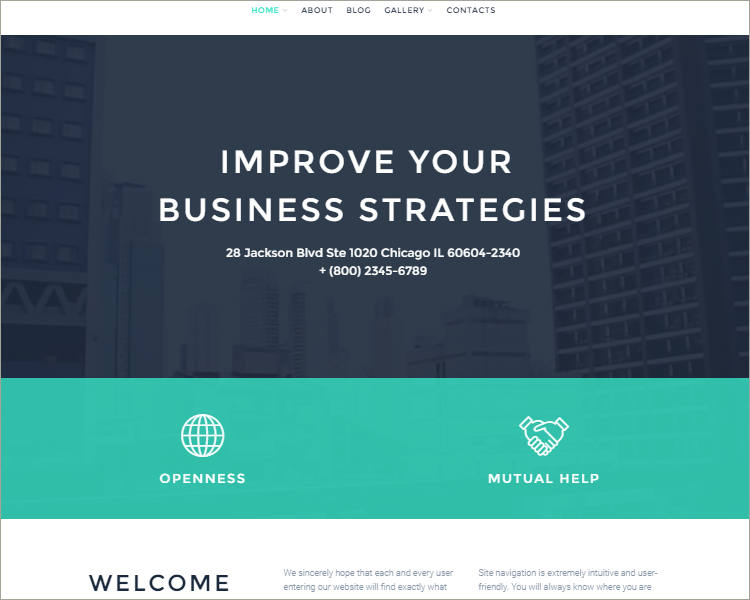Business Responsive WordPress Theme