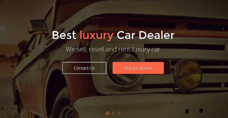 Car Dealer Website Templates