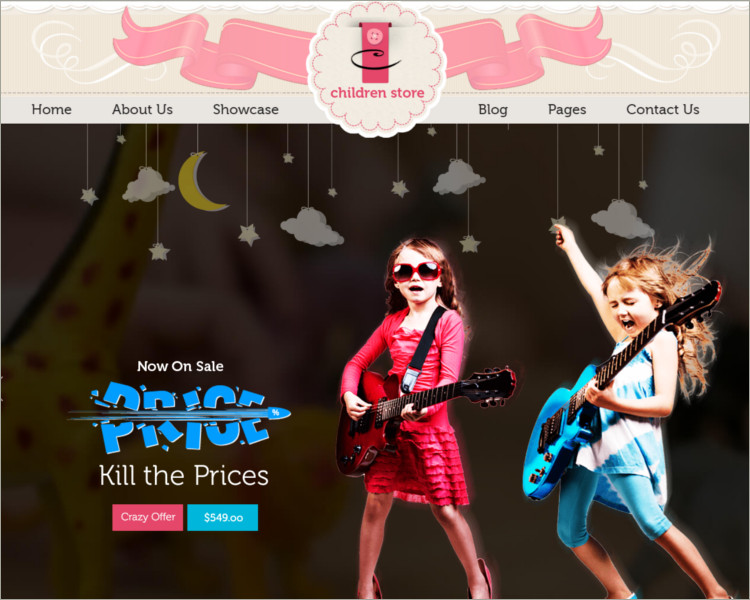 Children Store Responsive WordPress Theme