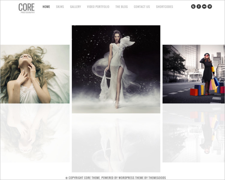 Creative Photography WordPress theme