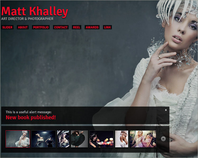 Creative Single Page Portfolio