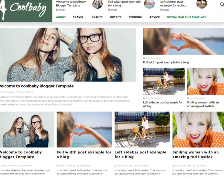 Fashion Blogger Templates