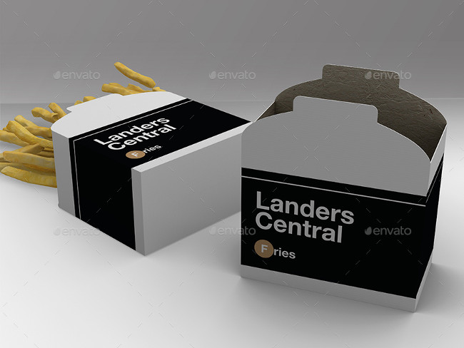Fast Food Boxes Bundle PSD Mock ups Collection