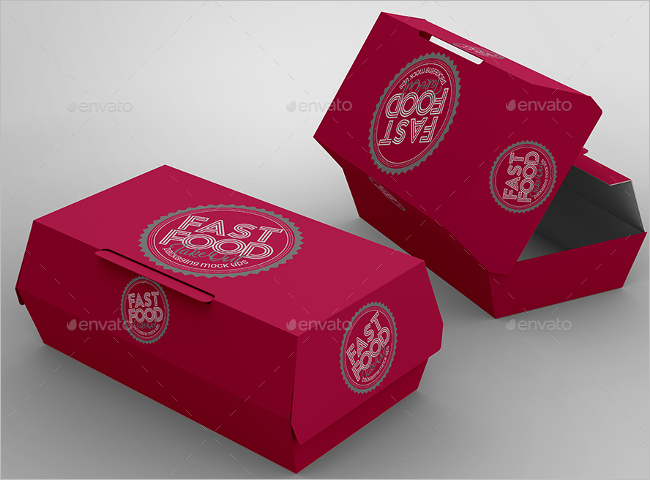Fast Food Boxes MockUp Design
