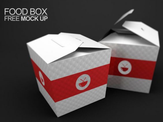 Download 102+ Realistic Food Box Mockups Free PSD Templates