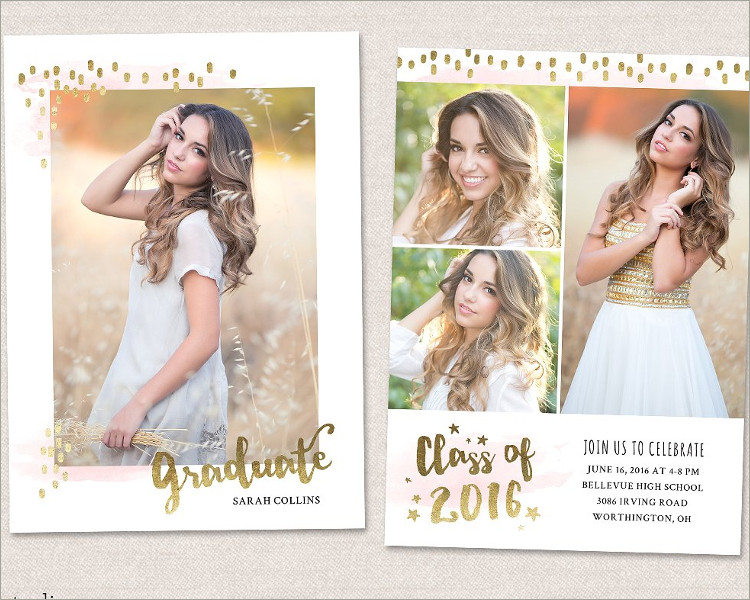 Graduation Card IvitationTemplate