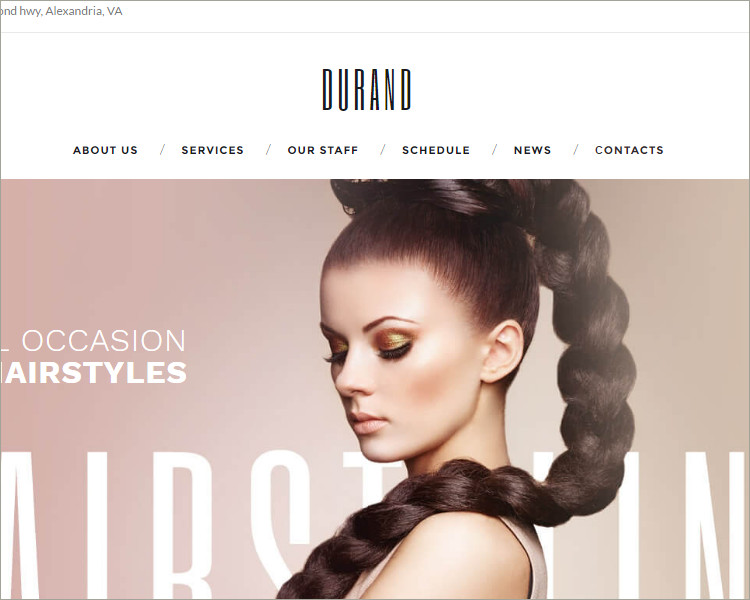 Hair Salon WordPress Theme