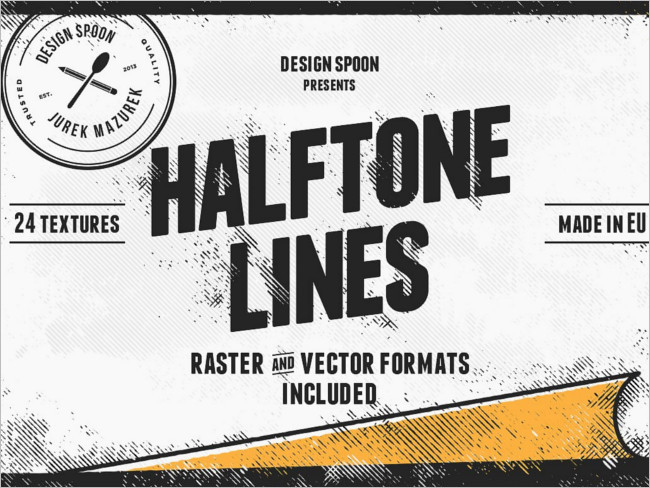 Halftone Texture Pack design