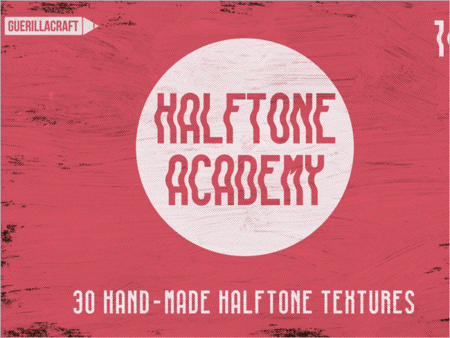 Halftrone Photoshop Texture Design