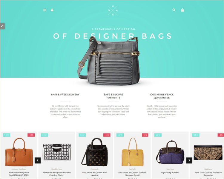 Handbag Boutique Shopify Theme