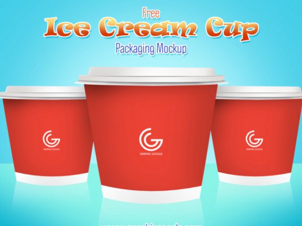Download 32+ Free Ice Cream Cup Mockups PSD Download | Creativetemplate