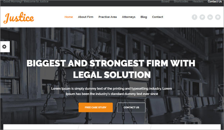 Justice WordPress Templates