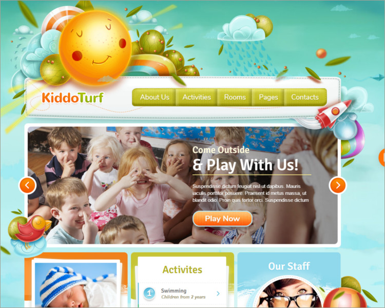 Kids WordPress Theme