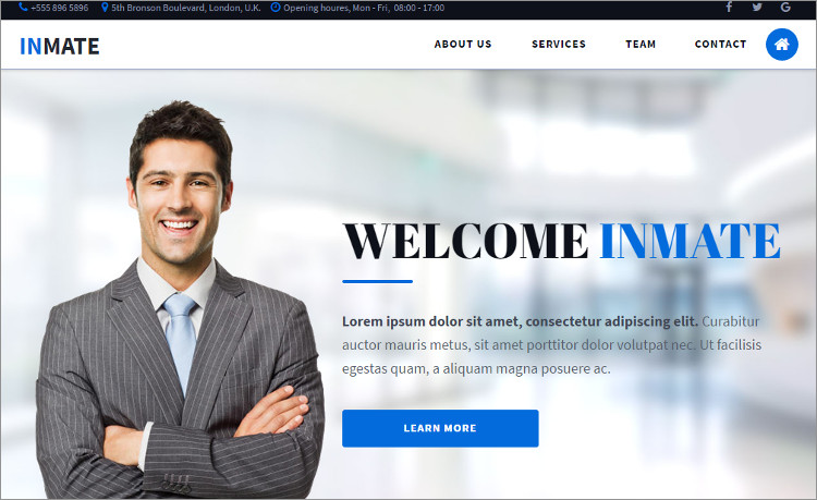 Law Firm Free WordPress Templates