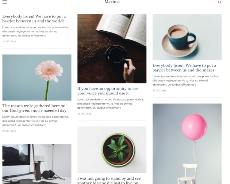 Minimal Blog and Magazine Ghost Theme