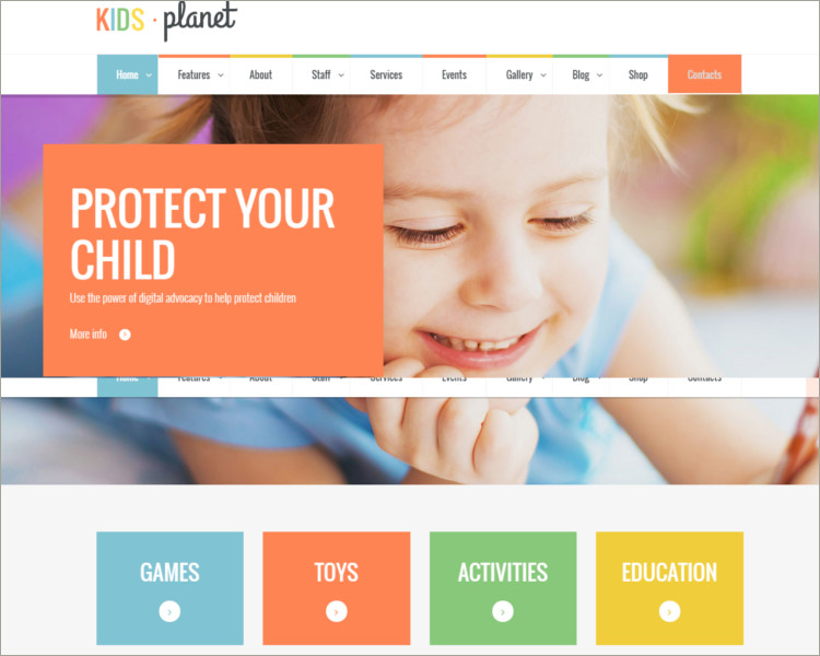 Multipurpose Children WP Theme
