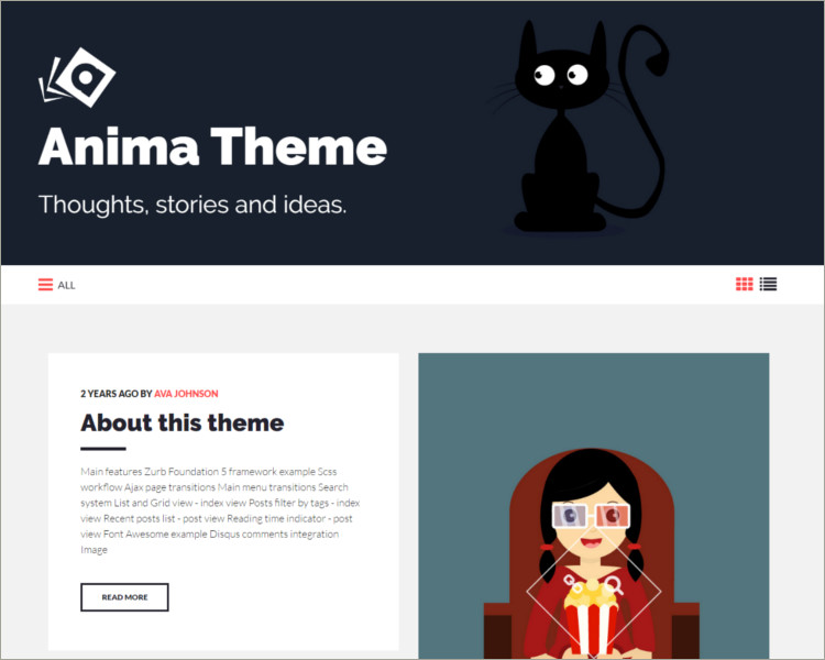 Multipurpose Ghost Theme