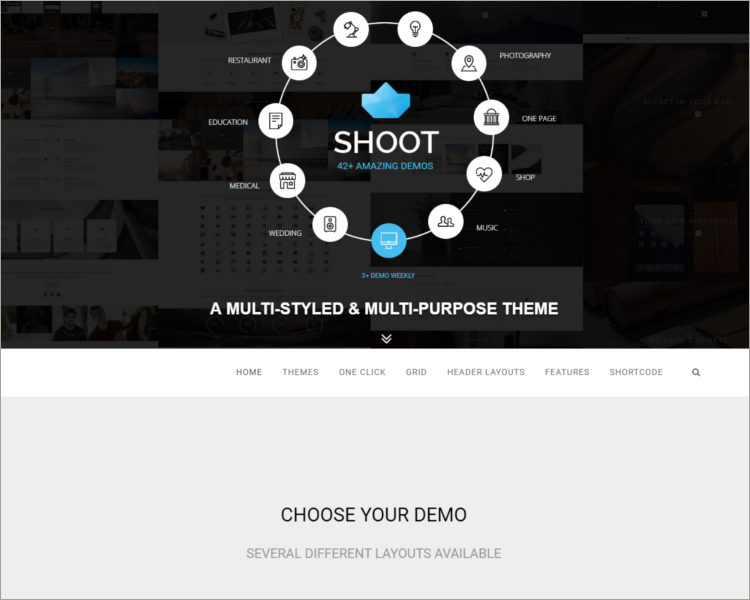 Multipurpose & Multi Styled Theme