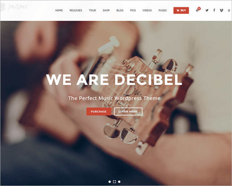Music Event WordPress Template
