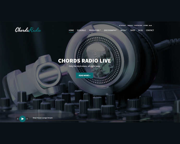 Music Oriented WordPress Template