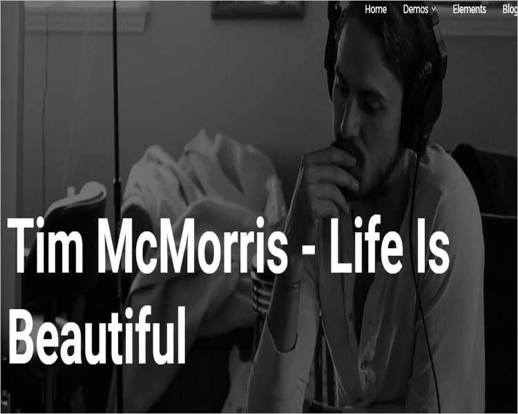 Music Portfolio WordPress Theme