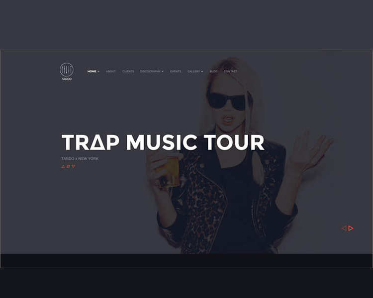 Music Store WordPress Template