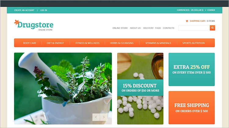 Nature Drug Joomla Templates