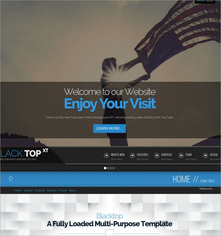 Patriotic WordPress Template