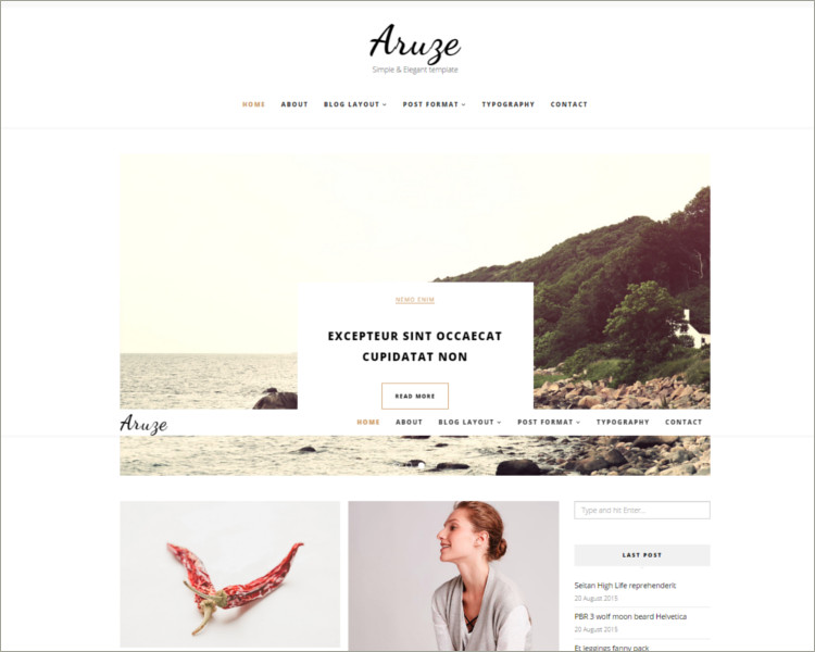 Personal Joomla Theme & Template