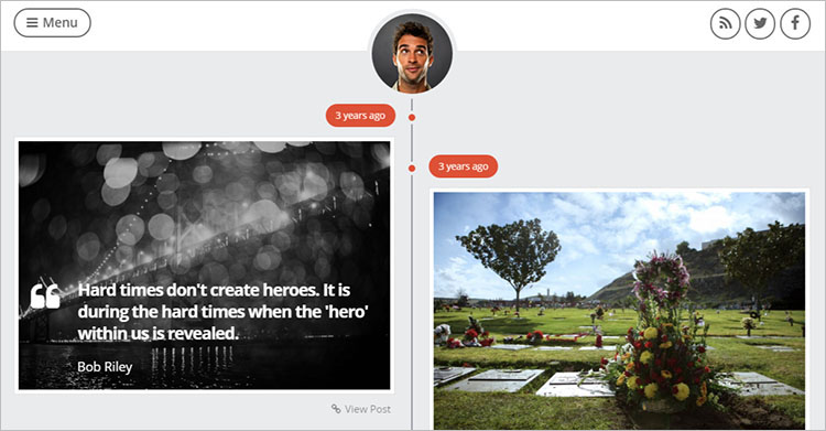 Personal Magazine WordPress Templates