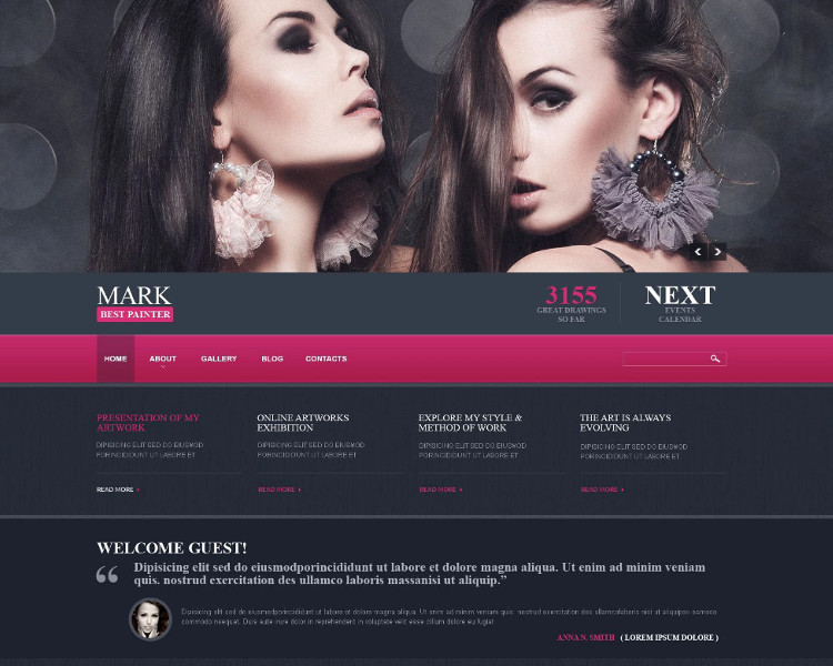 Personal Page Joomla Template