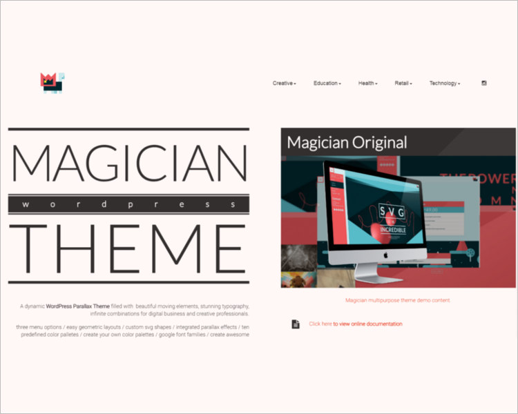 Portfolio WordPress Templates