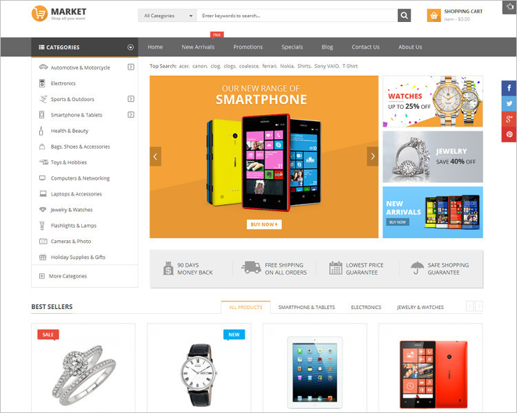 Premium Market Store Template